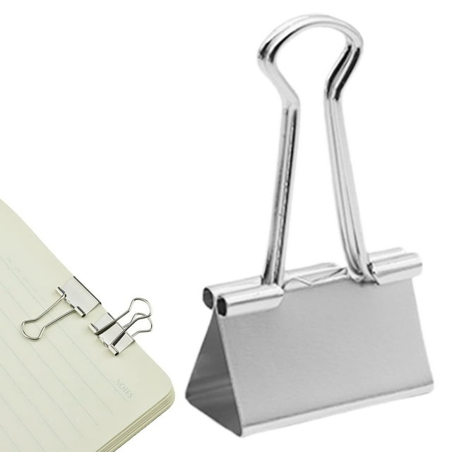 Fixed Clip Under $5 Metal Clips With A Sleek Metallic Finish Ideal For Securing Thick Of Paper. Perfect For Schools And Crafts. Reusable Long Lasting And Available In Assorted Colors/size