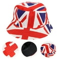 thumbnail image 4 of Hat Bucket Flag Sun Fisherman British Hats Cap Jack Union Summer Beach Uk Crochet England Travel Pattern, 4 of 7