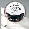 thumbnail image 2 of Vintage Round Tin Sign Home is Where The Cat is Quote Metal Tin Sign Gifts for Cat Lovers Pet Cat Sign, Kitty Sign, Animal Wall Art Housewarming Gift 12x12 Inches, 2 of 5