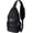Black, variant on WATERFLY Unisex Small Packable Hiking Travel Sling Cross-Body Shoulder Chest Bag,Dark Blue