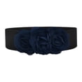 thumbnail image 1 of Cinturón ancho para mujeres cinturón elástico cinturón grande flor elegante cinturón cinch, 1 of 8
