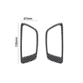 thumbnail image 3 of Real Bright Soft Car Interior Carbon Fiber Sticker Decoration2Pcs Carbon Fiber Interior Rear Door Handle Cover For Ford Fiesta 2011-15Auto Car Protection Interior Accessories, 3 of 8