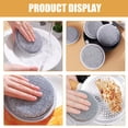 thumbnail image 6 of Worgeous 12 Pcs Non-harm Hand Scrubber Sponge 12.00X12.00X2.50CM Silver, 6 of 7