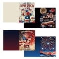 thumbnail image 4 of PMHZI 250th Anniversary Patriotic Greeting Cards, 24-pack Bulk A2 Size Set with Envelopes & Stickers for 4th of July, 4 of 6