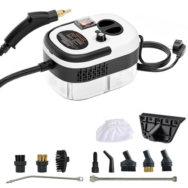 Steam Cleaner Handheld 1Pc Metal Material 2500W High-Power High-Temperature Pressurized Multi-Purpose Convenient Storage Quick Heating for Home Car Furniture