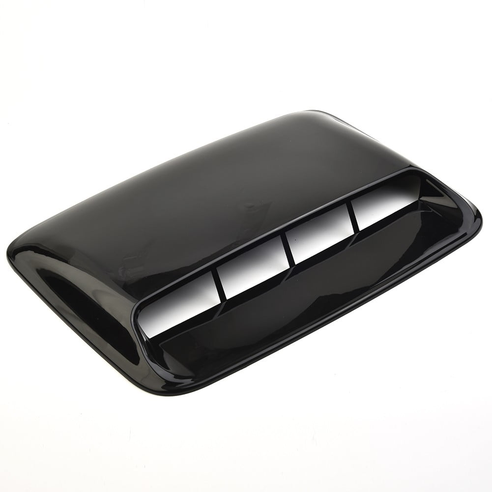 BLACK Car Vent Decorative Air Flow Intake Bonnet Hood Scoop Cover