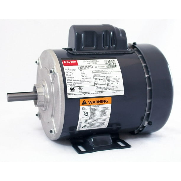 Dayton GP Motor,1/2 HP,1,725 RPM,115/208-230V 6K122 - Walmart.com Dayton Industrial Motor Wiring Diagram Walmart