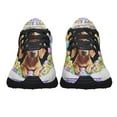 thumbnail image 5 of Dachshund Dog Happy EaStr Shoes Sneakers Black Size 8.5, 5 of 7