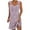 Pink, variant on Summer Sundresses for Women 2024 Plus Size Comfort Printed Sleeveless V-Neck Dress