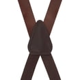 thumbnail image 4 of CTM Coated Leather Clip-End 3/4 Inch Suspenders, 4 of 4