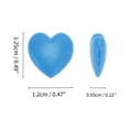 thumbnail image 4 of Unique Bargains 5 Pair Eyeglass Temple Tips Heart Pattern Anti-slip Ear Hooks 0.47"x0.49"x0.22" Blue, 4 of 5