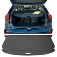 thumbnail image 2 of Ikon Motorsports Cargo Cover Compatible With 2017-2022 Kia Niro All Models PVC & Aluminum Rod Black Security Rear Trunk Cover Security Retractable Shield, 2 of 9