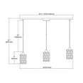 thumbnail image 2 of Elk Home Ezra 36'' Wide 3-Light Pendant - Polished Chrome, 2 of 2
