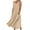 Khaki, variant on Abcnature Womens Maxi Dress, Women Solid Sleeveless Cotton Linen Long Dress, Plus Size Summer Casual Long Dresses, Wedding Guest Dresses Beach Party Dress Pink XXL