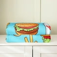 thumbnail image 4 of Boys Girls Hamburger Cola All Season Bed Blanket Baby 30"x40" Cartoon Food Fuzzy Blanket Kids Snack ﻿ Flannel Fleece Throw Blanket Modern Art Teens Plush Blanket Utra Soft, 4 of 6