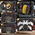 thumbnail image 3 of Ylutex F1 Racing Simulator Steering Wheel Building Block Set, Mechanical Formula Sim Cars Driving Collectible Model Kit with Moving Parts & Phone Holder (833PCS), 3 of 8