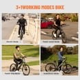 thumbnail image 6 of Actbest Core Electric Bike for Adults, 27.5" Step Thru Electric Bicycle, Peak 750W Brushless Motor, 48V Removable Battery, up to 20MPH Cruiser Ebike with 7-Speed (Black), 6 of 9
