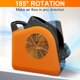 thumbnail image 5 of Ventilador portátil Puligoth de alta velocidad, 3 velocidades, color naranja, 5 of 7