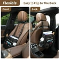thumbnail image 5 of Car Front Seat Organizer for Paperwork File Laptop Mobile Office, Multi Compartment Storage Bag with Cup Holder and Adjustable Strap for Car Work Truck Van, 5 of 6