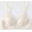 Champagne white single-layer underwear, variant on Women's seamless jelly soft support bra for small busts, enhancing the appearance of a larger bust, with lift and no underwire, comfortable and seamless