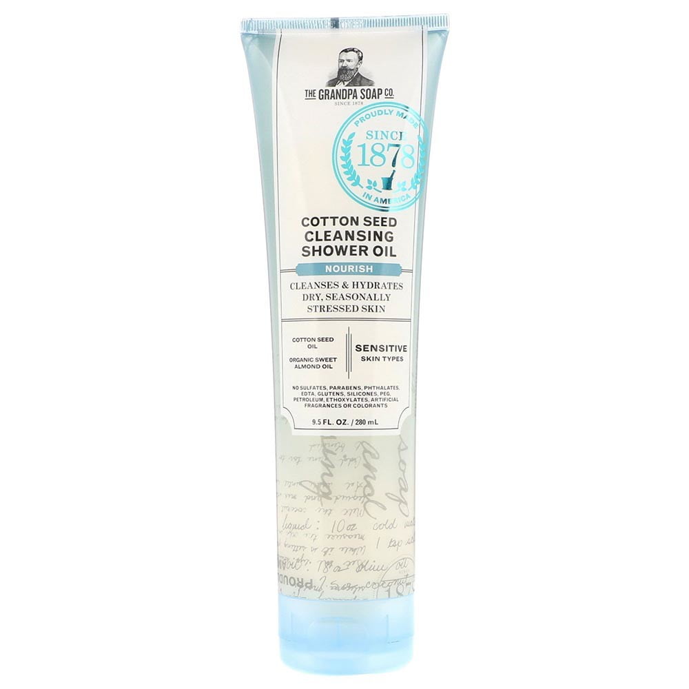 The Grandpa Soap Company Cotton Seed Cleansing Body wash 9.5 oz.