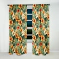 thumbnail image 4 of Designart "Lush Tropical Serenade" Tropical Blackout Curtain Single Panel, 4 of 4