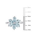thumbnail image 2 of Everly Women's Aquamarine 14k White Gold Ring, 2 of 7