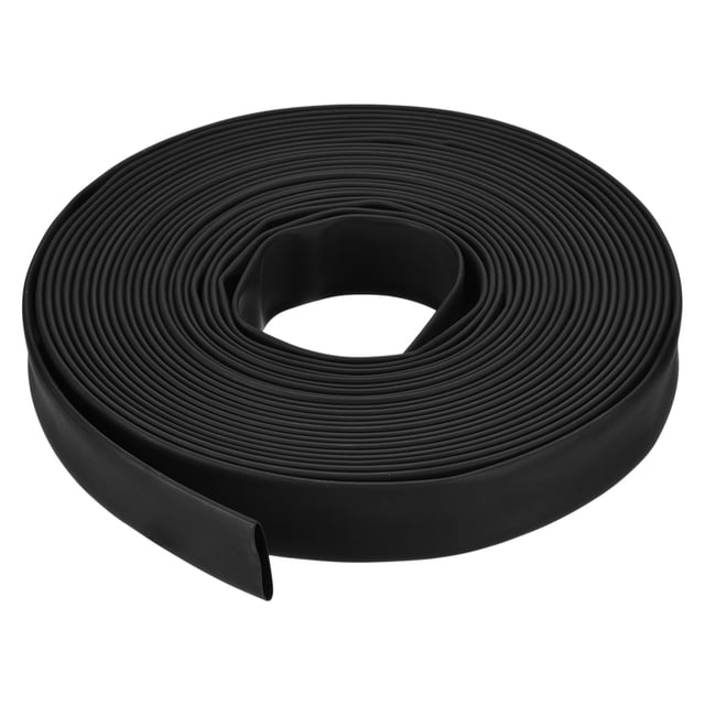 Tubo Termorretráctil, 3:1 Relación 1/2 Pulgadas Diámetro 30 Pies Adhesivo Revestido Doble Pared Termorretráctil Tubo Impermeable Sellado Negro