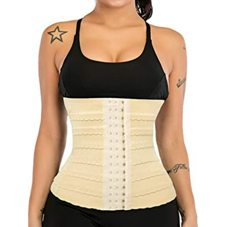 

SAYFUT Women s Waist Trainer Corset Training Shaper High Compression Slimmer Body Shapewear Girdle Underwear Corset