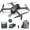 Black, variant on Drones with Camera for Adults 4K, Wefone WF33 GPS Foldable Drone with 4.5" Screen on Remote, 8GB Card, Under 249g, Brushless Motor, 2 Batteries, Gray
