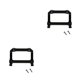 thumbnail image 2 of Bewildely Conector de parachoques delantero, aleación de aluminio, resistente, útil, conector de parachoques RC, multifuncional, reparable, peso ligero, Type1 NO1 Bewildely CBP205520, 2 of 5