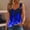 Blue, variant on Womens Tops Plus Size Purple Flame Sleeveless V-Neck Tank Tops Tank Tops Women L