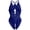 Navy, variant on Lingerie For Women Lace Bodysuit Mesh Floral Deep V Neck Babydoll