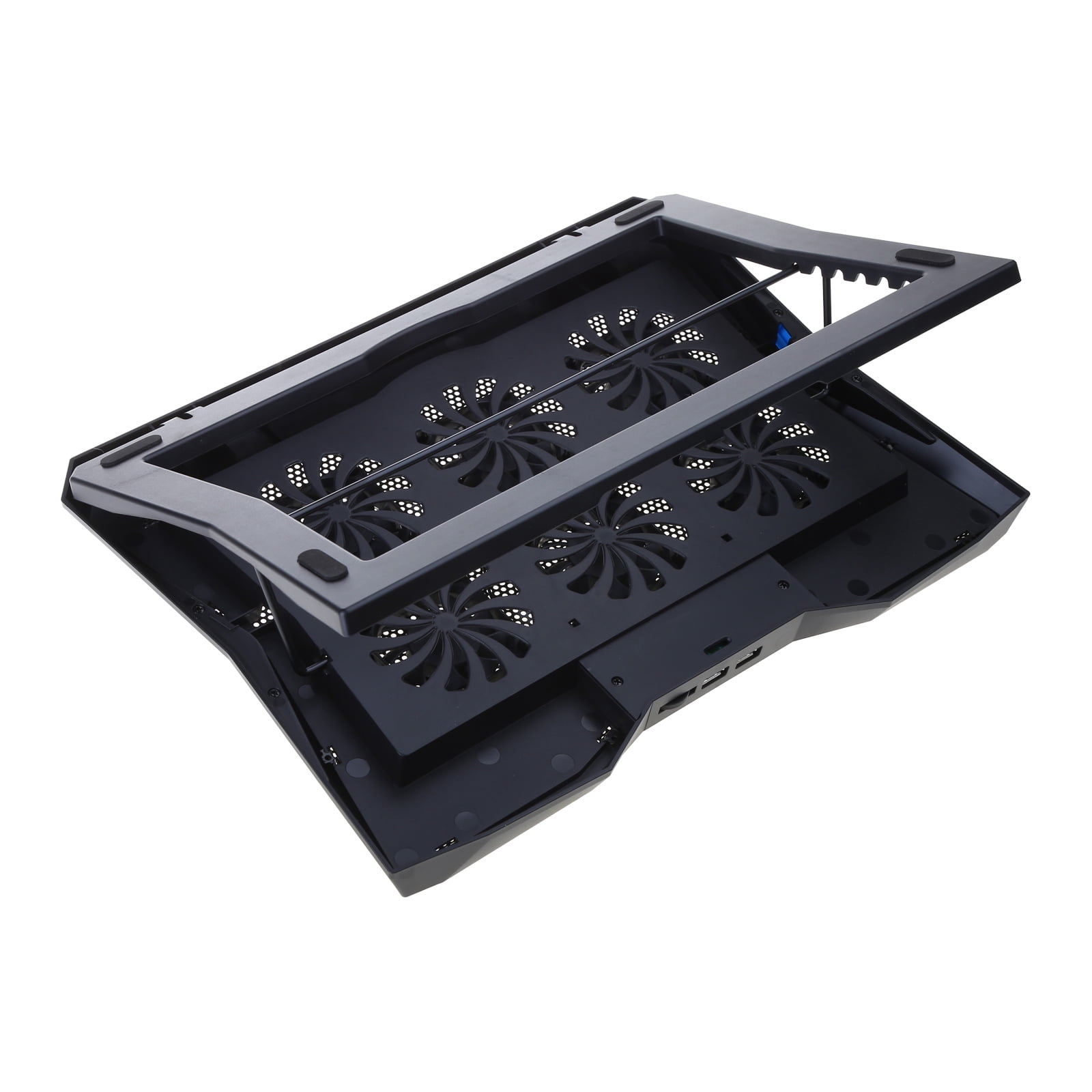 Foldable Laptop BaseStand with Six Cooling 2xUSB for 12-17inch Notebook Cooler Pad Holder Portable Cool