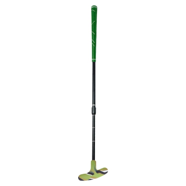 Palo de golf portátil con agarre antideslizante para zurdos y diestros. verde