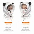 thumbnail image 4 of FCY Kids Balaclava Ski Mask for Boys/Girls,Washable Fleece Winter Hat with Face Cover for Windproof in Cold Weather (Panda/Small), 4 of 4