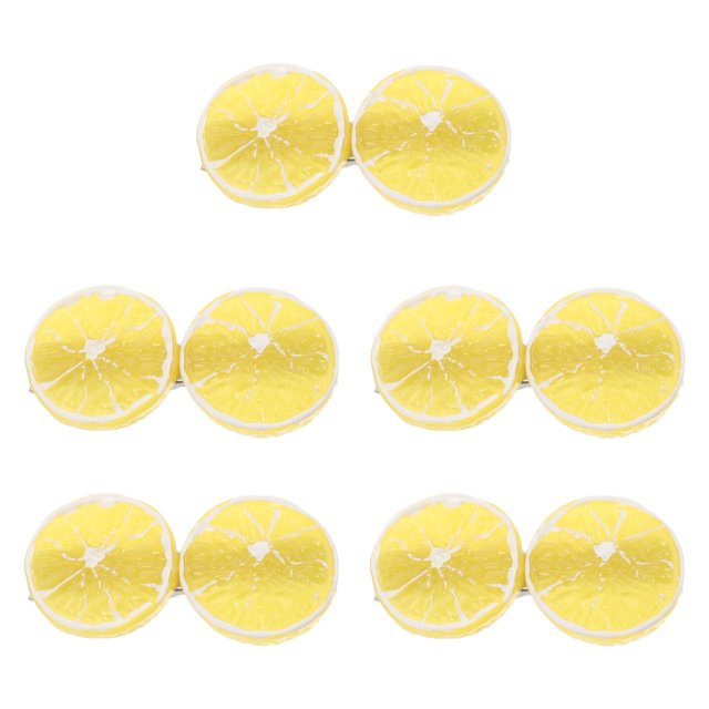 unbranded 5Ud Pinzas De Plástico Amarillo Cómodo Para Peinados Versátiles