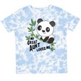 thumbnail image 3 of Inktastic My Great Aunt Loves Me- Cute Panda Boys or Girls Toddler T-Shirt, 3 of 5