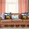 thumbnail image 4 of Fall Valleys Landscape Throw Pillow Covers, Autumn in Independence Pass Cushion Cover Digital Blended Hidden Zipperl Decorative Pillowcases for Hair Skin Square 2 Pcs, 4 of 7