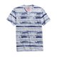 thumbnail image 1 of American Rag - Camiseta básica para hombre con rayas de acuarela, color blanco, grande American Rag Camiseta básica, 1 of 1