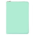 thumbnail image 3 of Urbanw A5 Multifunctional Zipper Notebook, Lined Journal Notebook, PU Leather Notebook With 200 Pages Lined Paper Document Organizer Mint Green 1Pcs, 3 of 6