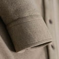 thumbnail image 6 of Stamzod Winter Shirts for Men Dressy Casual Long Sleeve Warm Fleece Shirt 2025 Trendy Fashion Workwear Business Tops Khaki XL, 6 of 9
