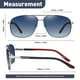 thumbnail image 3 of Gafas de sol KIOYTLIK Trendy Polarized Aviator para hombre UV400, 3 of 8