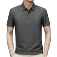thumbnail image 2 of pstuiky camisetas de hombre, Camisa informal holgada a rayas con botones y solapa para hombre camisas casuales para hombre m, 2 of 5