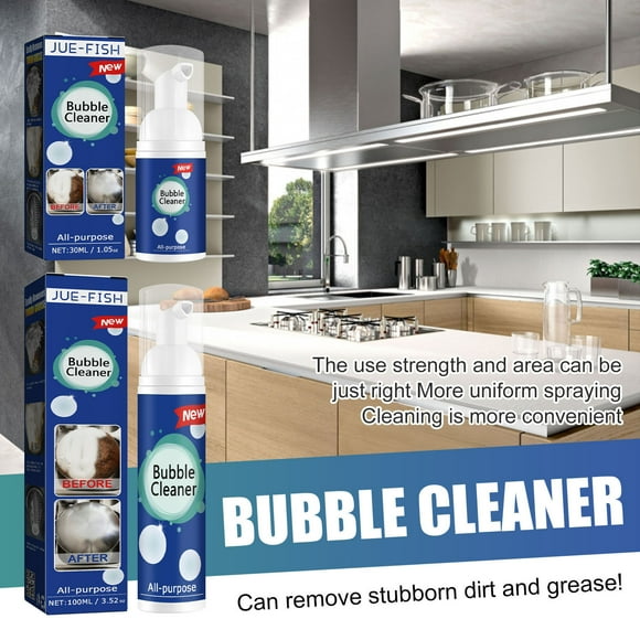 Xihbxyly Limpiador Multiusos de Cocina, Tecnología de Espuma, Eliminación de Grasa Persistente, Limpieza Rápida y Sencilla, Uso En Múltiples Superficies, Protección Contra Altas Temperaturas, Present