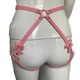 thumbnail image 5 of Lencería sexy para mujer Arnés corporal Cinturón con aros de cuero Go Black Butterfly Talla única, 5 of 5