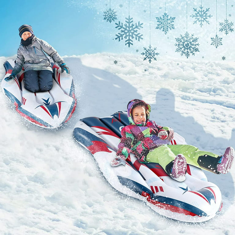 Snow Tube Inflatable Snow Sled Toboggan Snow Toys for Kids and Adults Heavy  Duty Inflatable Snow Tube Winter Outdoor Toys for Kids Toddlers Adults for  Sale in Mesa, AZ - OfferUp