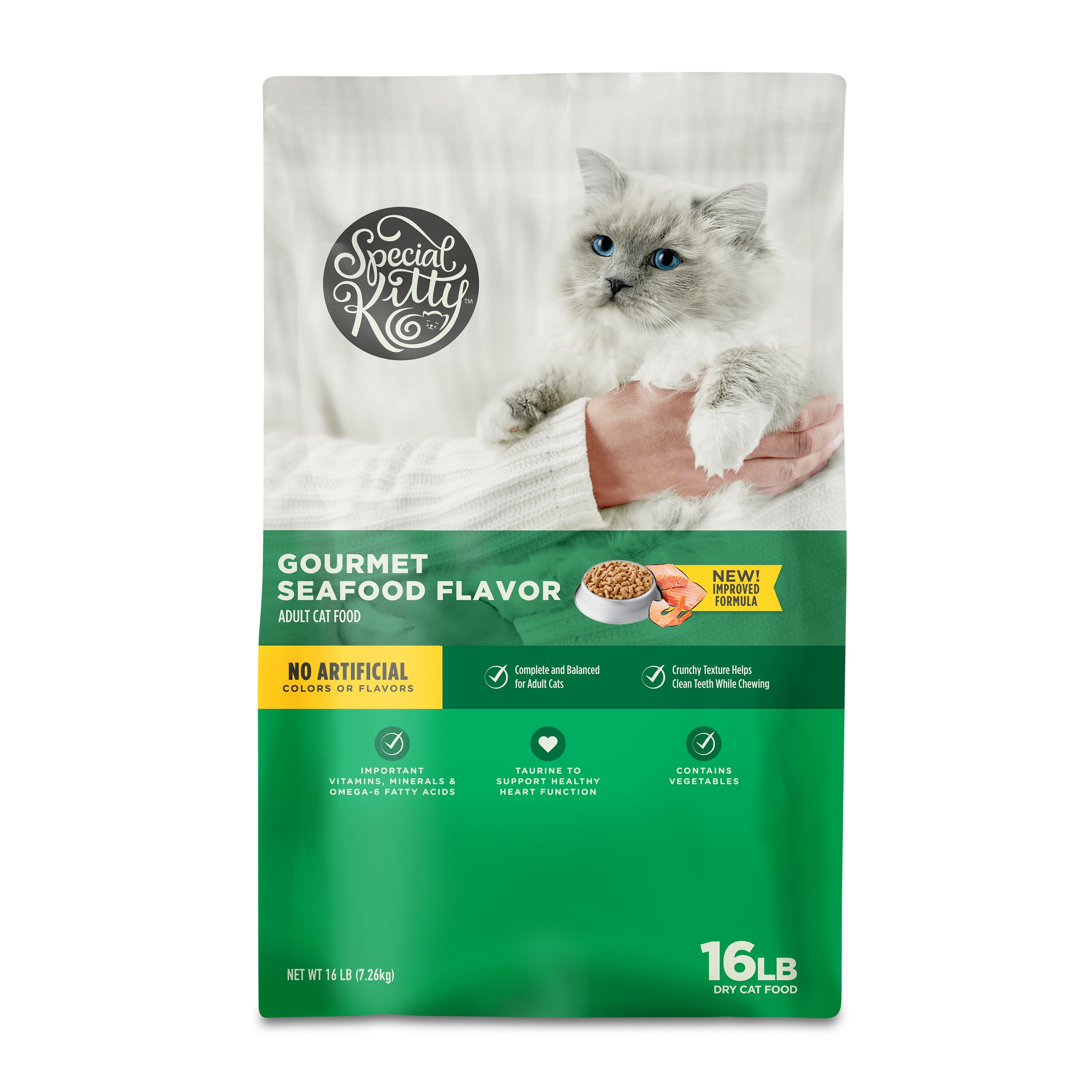 Kitty Special Kitty Outdoor Dry Cat Food, 44 lb Bag with Vitamins
