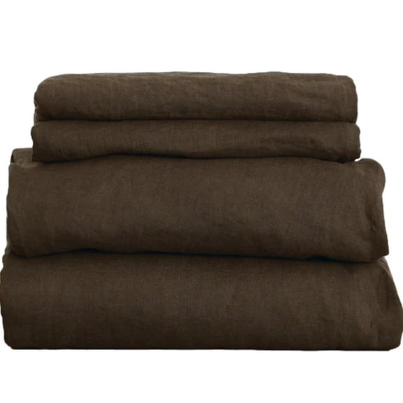Sonoma Cotton Rich Sheet Set King Bed Sheets, Chocolate Brown