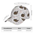 thumbnail image 2 of Honeii Cute Swan Print Hat, Women's Baseball Hat Unisex Fit, Baseball Cap,Adjustable One Size, 2 of 6